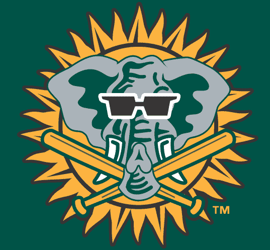 Oakland Athletics 1999-2006 Batting Practice Logo DIY iron on transfer (heat transfer)
